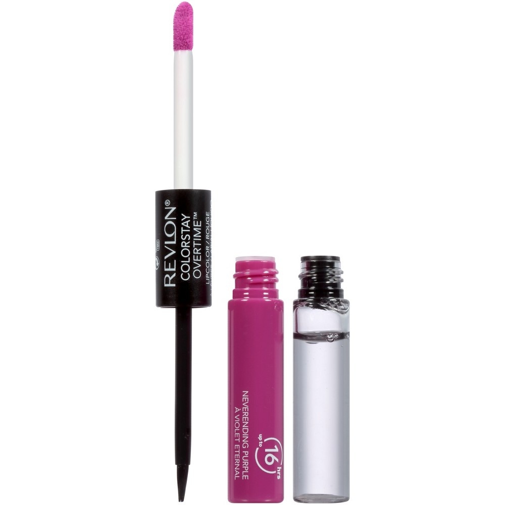 slide 2 of 3, Revlon Colorstay Overtime Lipcolor Neverending - Purple 520, 1 ct