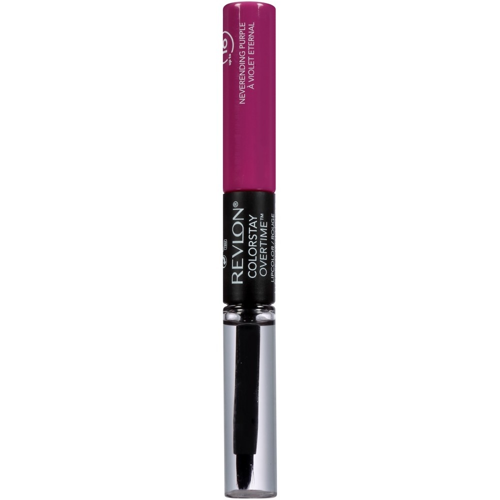 slide 3 of 3, Revlon Colorstay Overtime Lipcolor Neverending - Purple 520, 1 ct