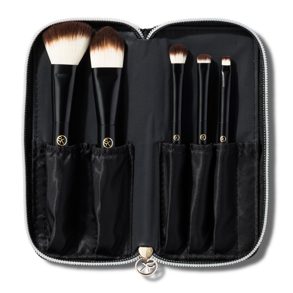 slide 2 of 2, Sonia Kashuk Travel Brush Set: Mini with Pouch 560, 1 ct