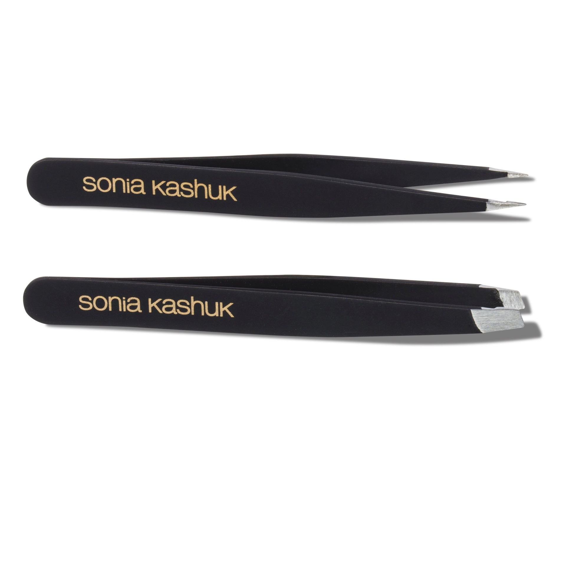 slide 1 of 2, Sonia Kashuk Slant and Point Tipe Tweezers, 1 ct