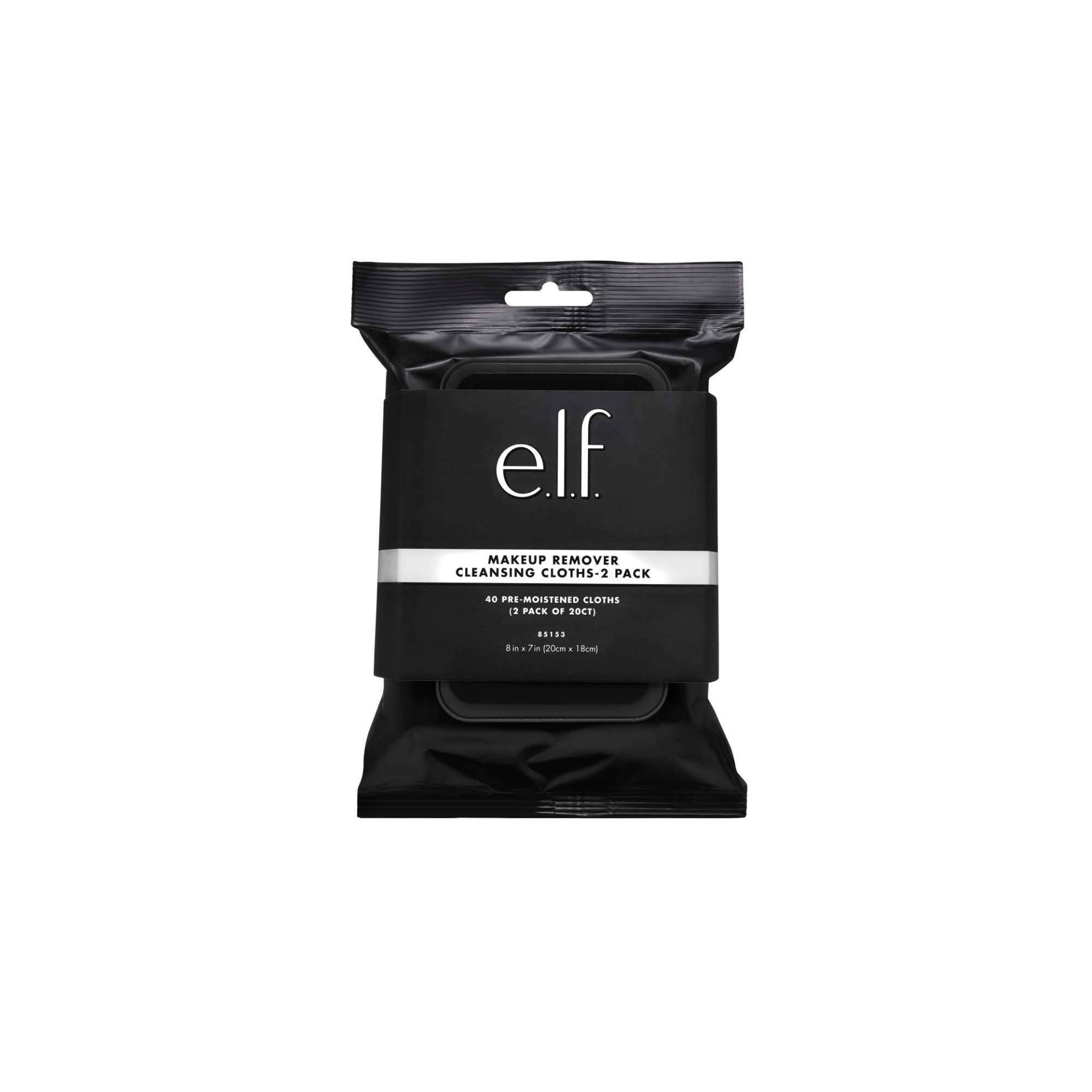 slide 1 of 3, e.l.f. Makeup Remover Cleansing Cloths - 2 Pack, 2 ct
