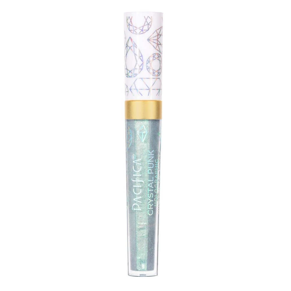 slide 2 of 2, Pacifica Crystal Punk Holographic Mineral Lip Gloss Cosmos, 0.14 oz