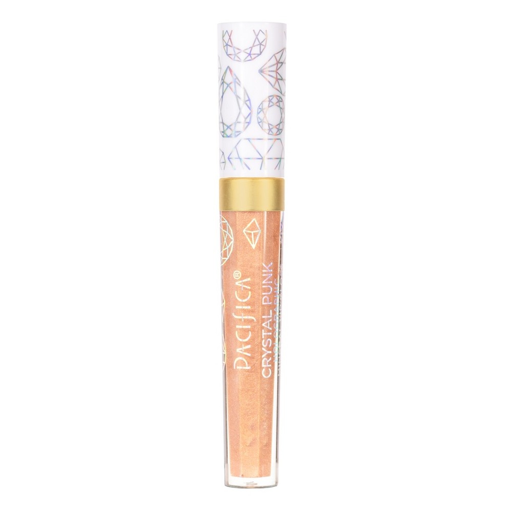 slide 2 of 2, Pacifica Crystal Punk Holographic Mineral Lip Gloss, 0.14 oz