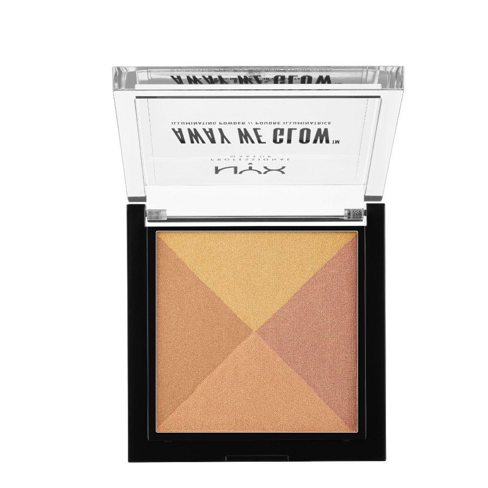 slide 2 of 3, NYX Professional Makeup Professional Makeup Away We Glow Illuminating Powder Candlelit, 1.2 oz