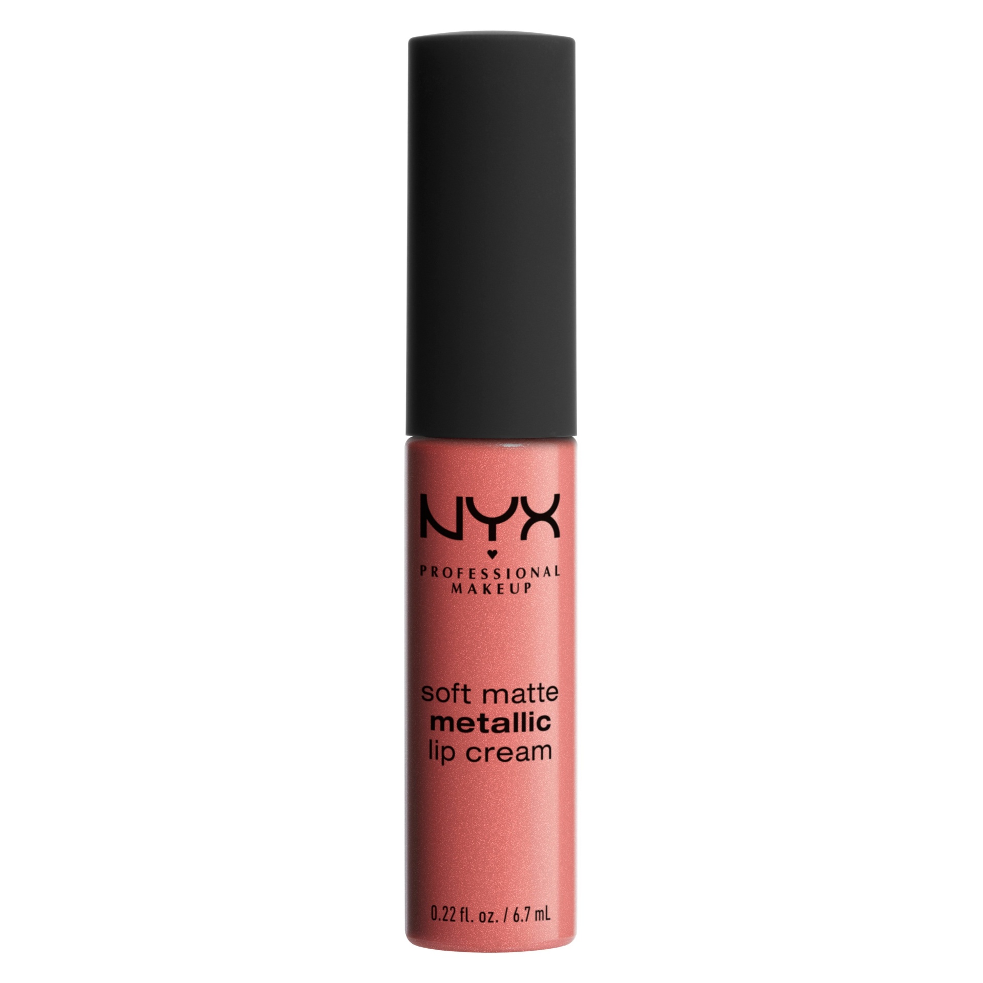 slide 1 of 2, NYX Professional Makeup Professional Makeup Soft Matte Metallic Lip Cream Cannes 0.22floz, 1 ct