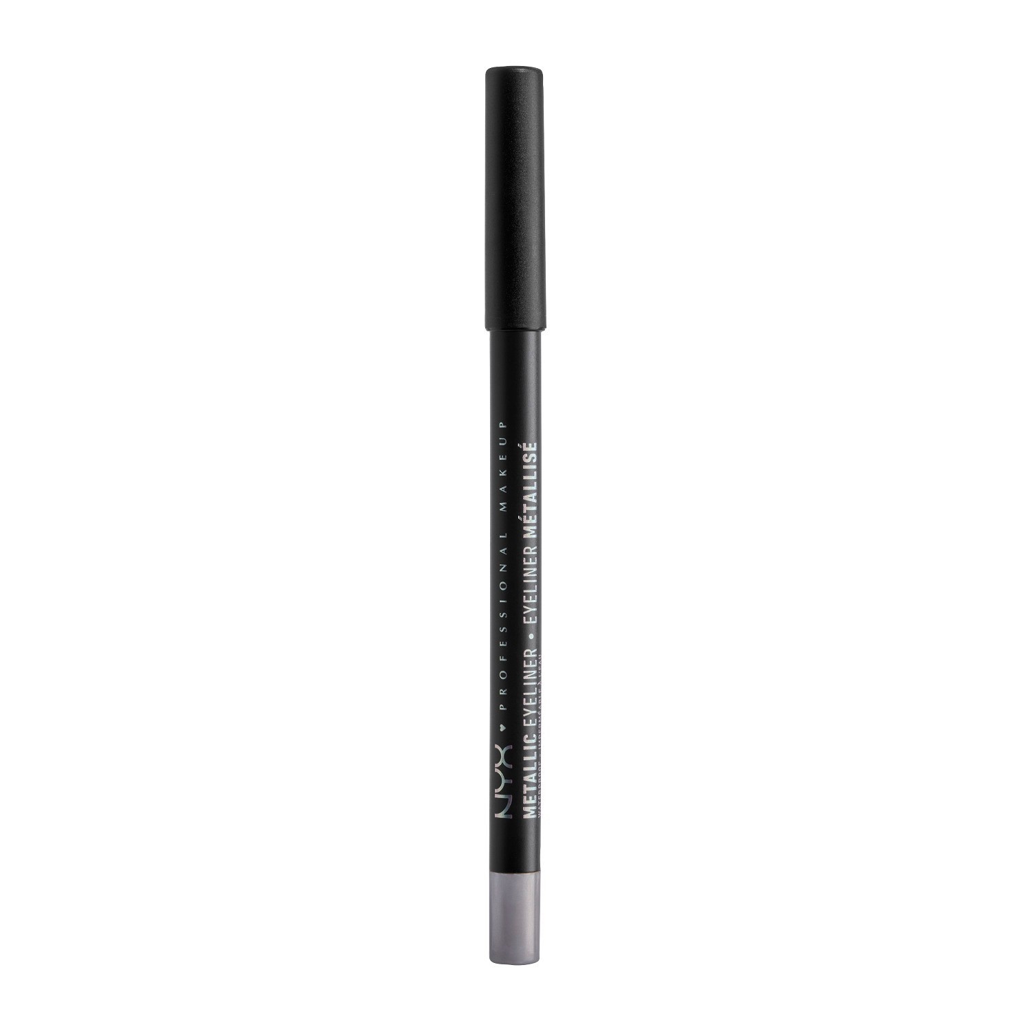 slide 1 of 2, NYX Professional Makeup Metallic Eyeliner Silver, 1 ct