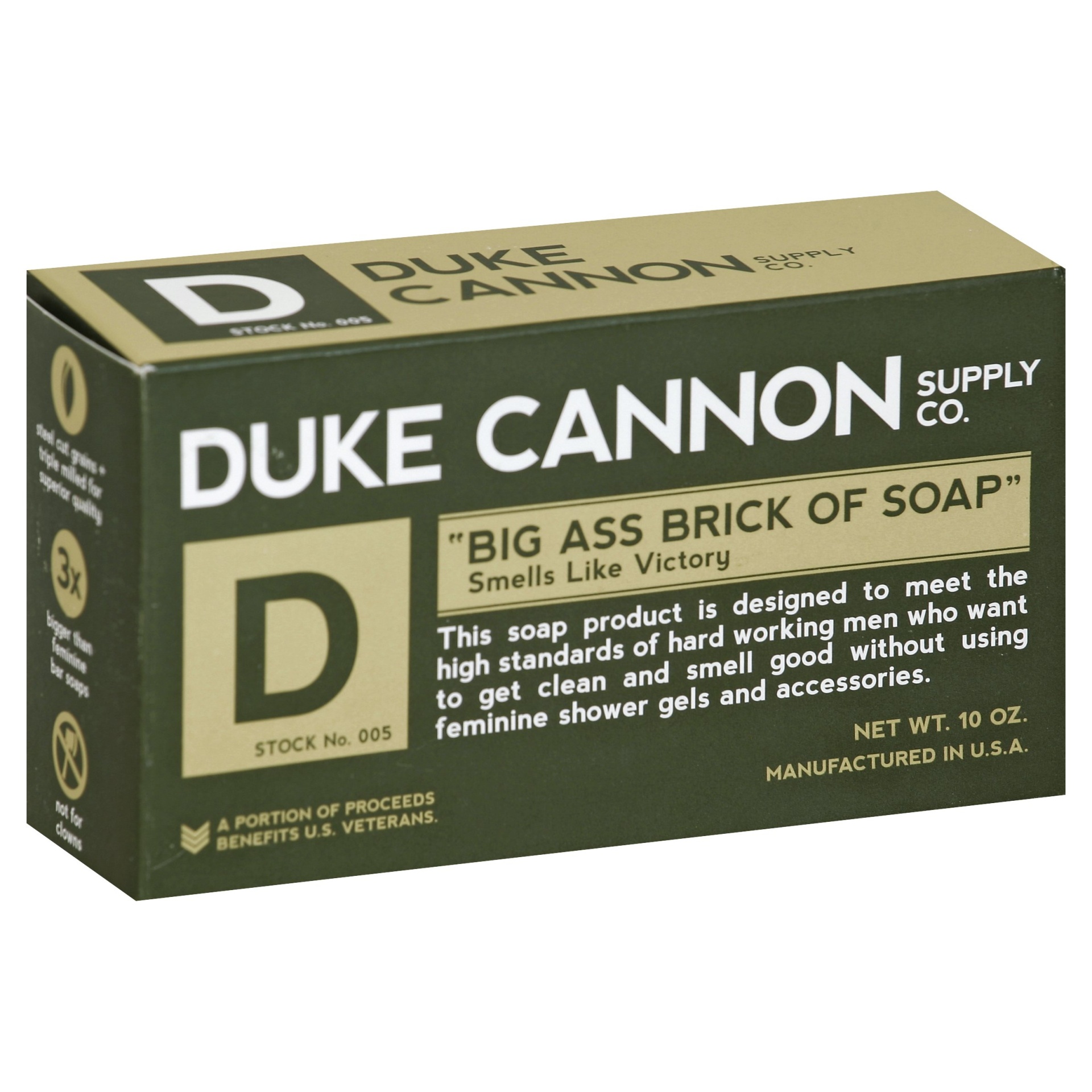 slide 1 of 4, Duke Cannon Smells like Victory Bar Soap, 10 oz