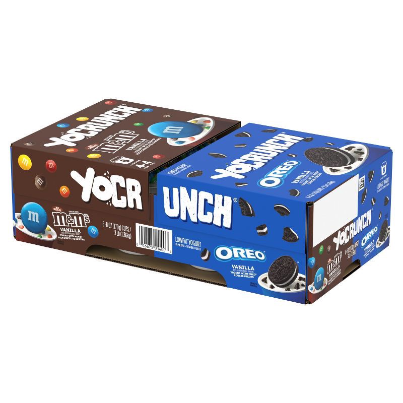 slide 7 of 15, YoCrunch Low Fat Vanilla with OREO and M&Ms Yogurt Variety Pack - 8ct/4oz Cups, 8 ct; 4 oz