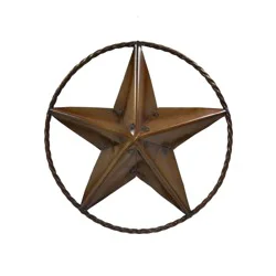 Creative Décor Sourcing Metal Ring Star Wall Decor