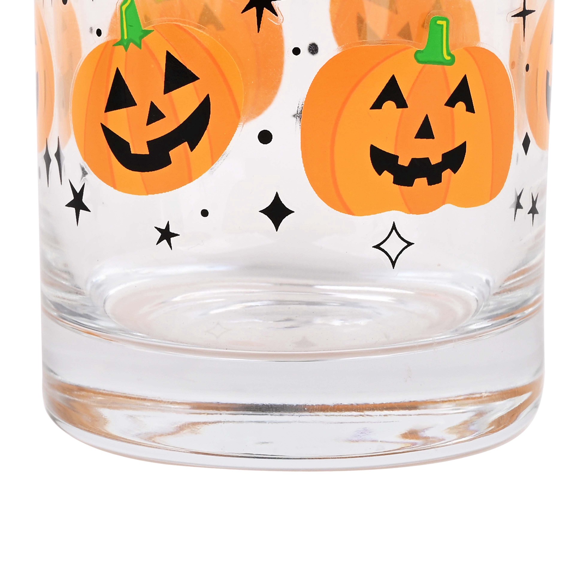 slide 3 of 3, 9oz. Jack-O'-Lantern Whiskey Glass By Ashland, 9 oz