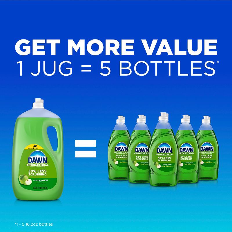 slide 6 of 9, Dawn Ultra Antibacterial Hand Soap - Apple Blossom - 70 fl oz, 70 fl oz