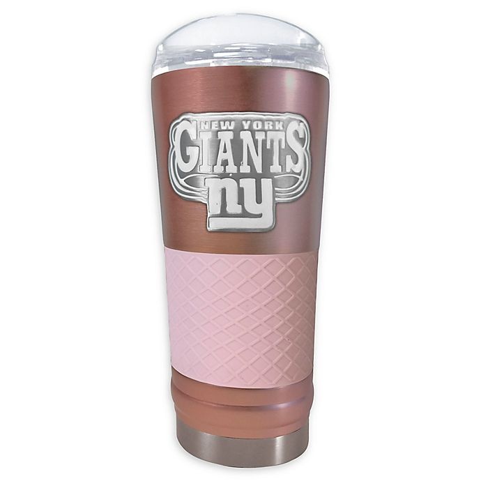 slide 1 of 1, NFL New York Giants Rose Gold Draft Vacuum-Insulated Tumbler, 24 oz