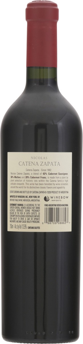 slide 2 of 12, Nicolas Catena Zapata Argentina Mendoza 750 ml, 750 ml