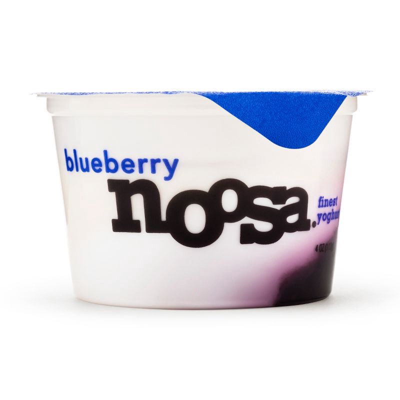 slide 2 of 6, noosa Blueberry Aussie Style Yogurt - 5g Protein 4ct/4oz cups, 5 gram, 4 ct, 4 oz