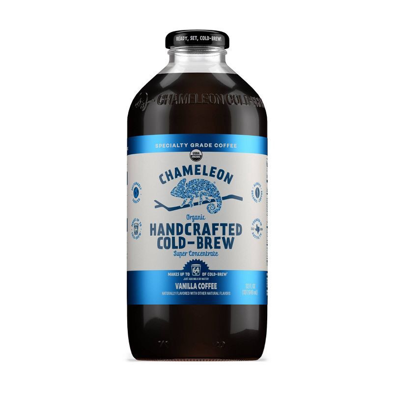 slide 1 of 6, Chameleon Cold-Brew Chameleon Cold Brew Vanilla Coffee Concentrate - 32 fl oz, 32 fl oz