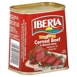 Iberia Premium Quality Corned Beef in Natural Juices 12 oz