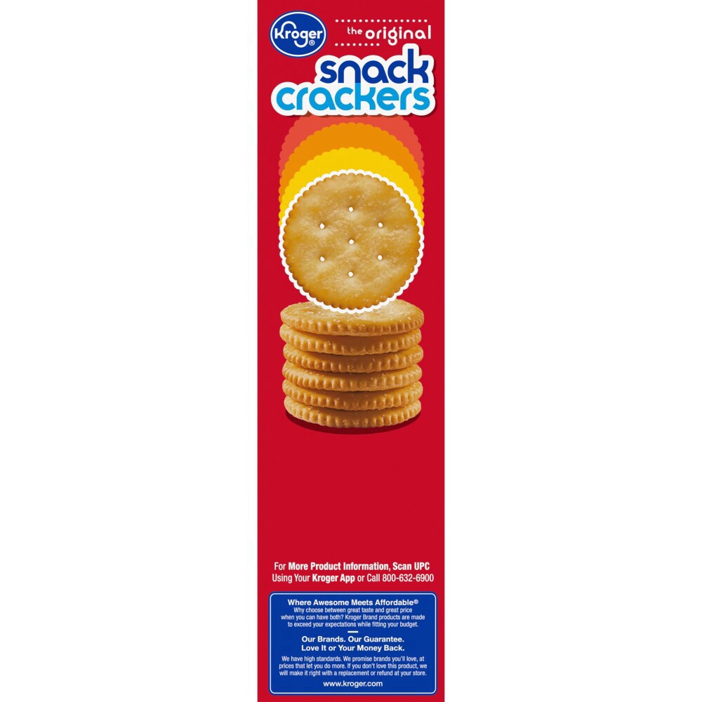 slide 2 of 4, Kroger Original Snack Crackers, 13.7 oz