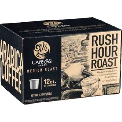Cafe Ole H-E-B Medium Roast Rush Hour Roast Coffee Single Serve Cups