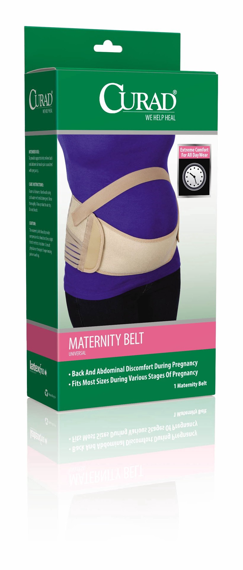 slide 1 of 1, Curad Maternity Belt, Regular, 1 ct