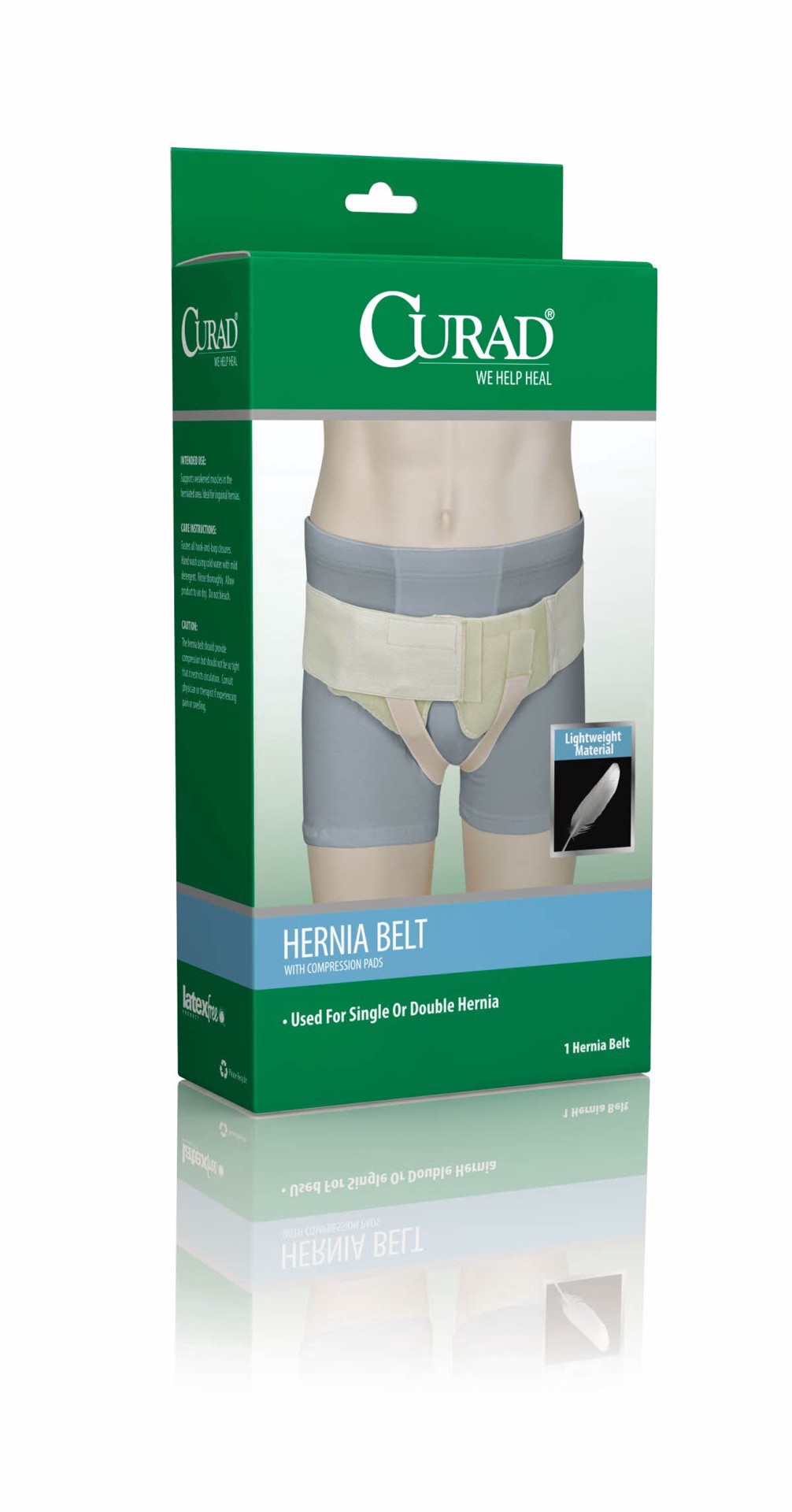 slide 1 of 1, Curad Hernia Belt, Small, 1 ct