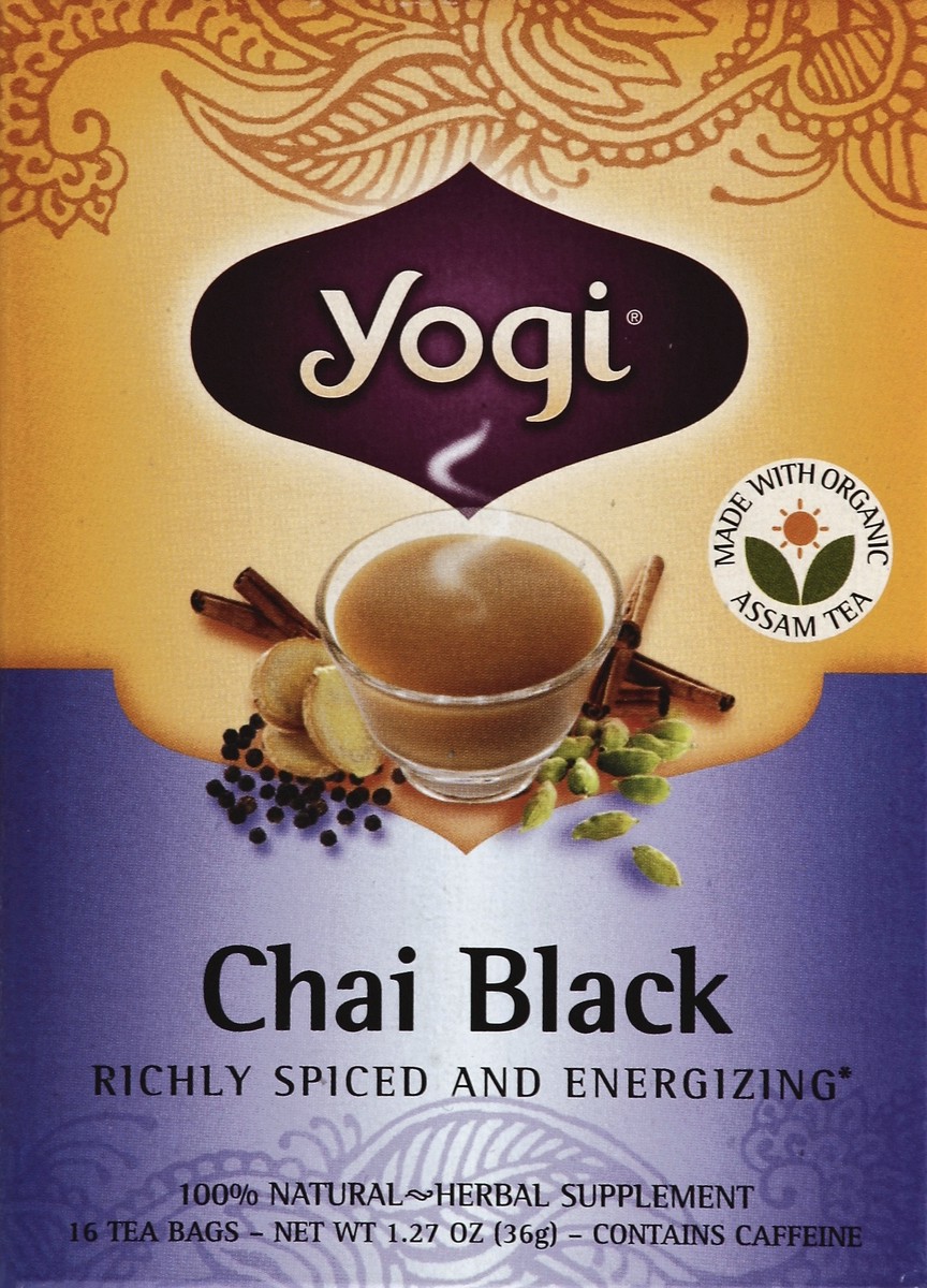 slide 4 of 4, Yogi Chai Black Tea, 16 ct