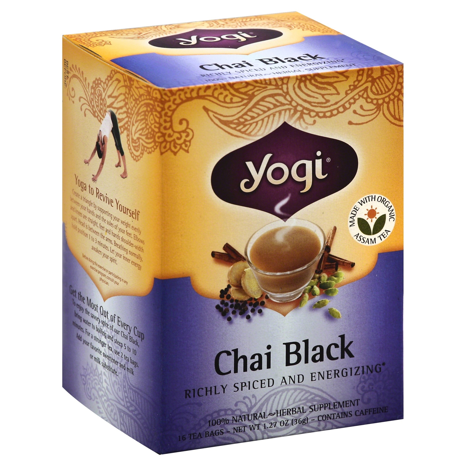 slide 1 of 4, Yogi Chai Black Tea, 16 ct