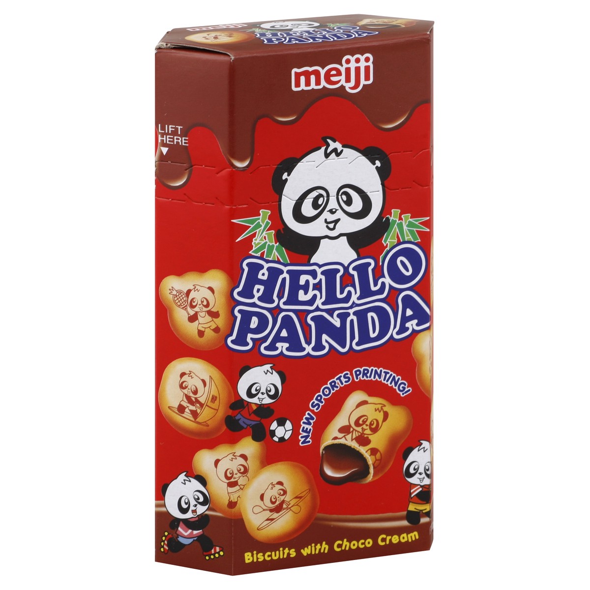 slide 3 of 5, Meiji Hello Panda Biscuits With Chocolate Cream, 2 oz