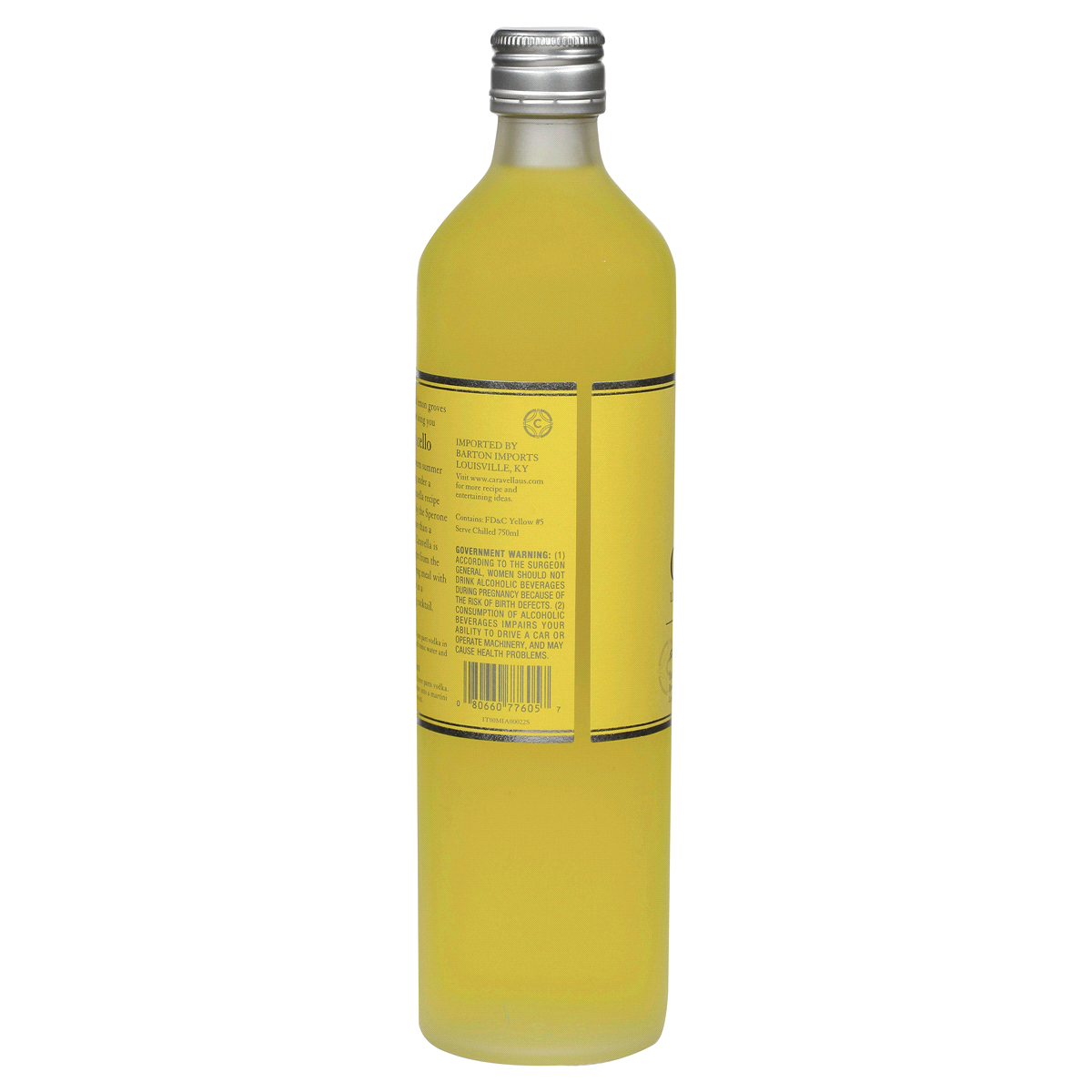 slide 3 of 3, Caravella Limoncello Lemon Liqueur, 750ml, 56 Proof, 750 ml