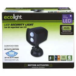 EcoLight Weatherproof Single LED Security Light