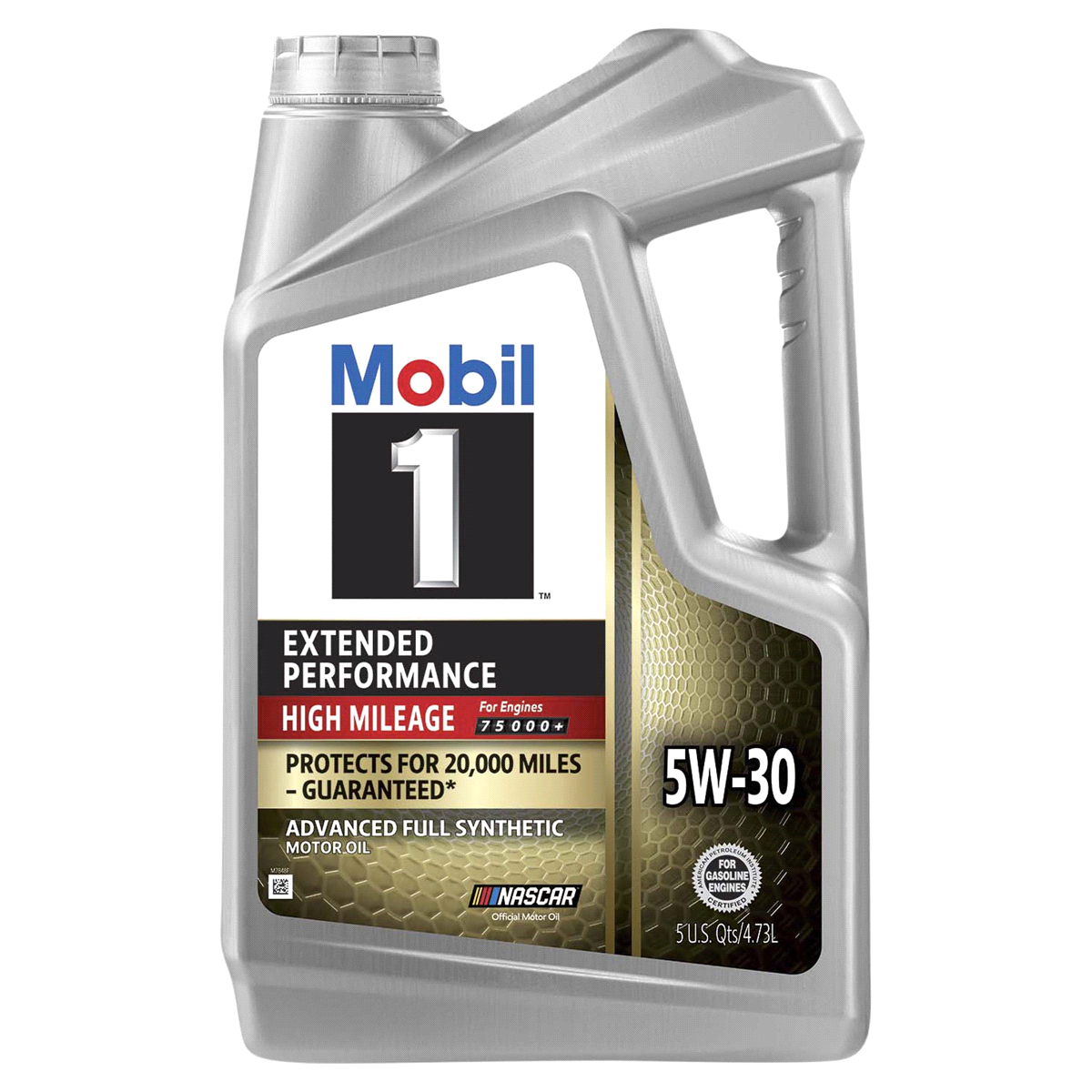 slide 1 of 1, Mobil 1 Extended Performance High Mileage 5W-30, 5 qt
