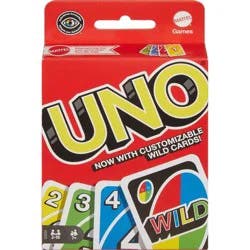 Mattel UNO Card Game for Kids, Adults & Family Game Night, Original Game of Matching Colors & Numbers