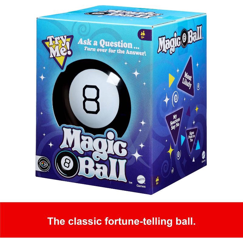 slide 5 of 11, Magic 8 Ball Classic Fortune-Telling Novelty Toy, 1 ct