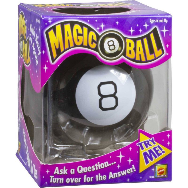 slide 1 of 11, Mattel Magic 8 Ball Classic Fortune-Telling Novelty Toy, 1 ct