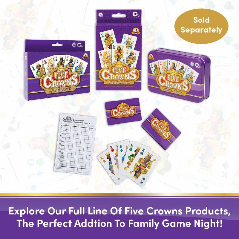 slide 2 of 8, PlayMonster Five Crowns Card Game, 1 ct