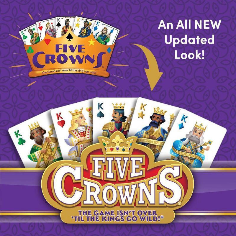 slide 3 of 8, PlayMonster Five Crowns Card Game, 1 ct