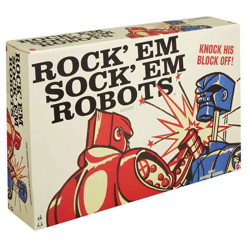 slide 5 of 5, Mattel Rock 'Em Sock 'Em Robots Game, 1 ct