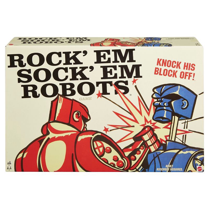 Mattel Rock'em Sock'em Robots Game 