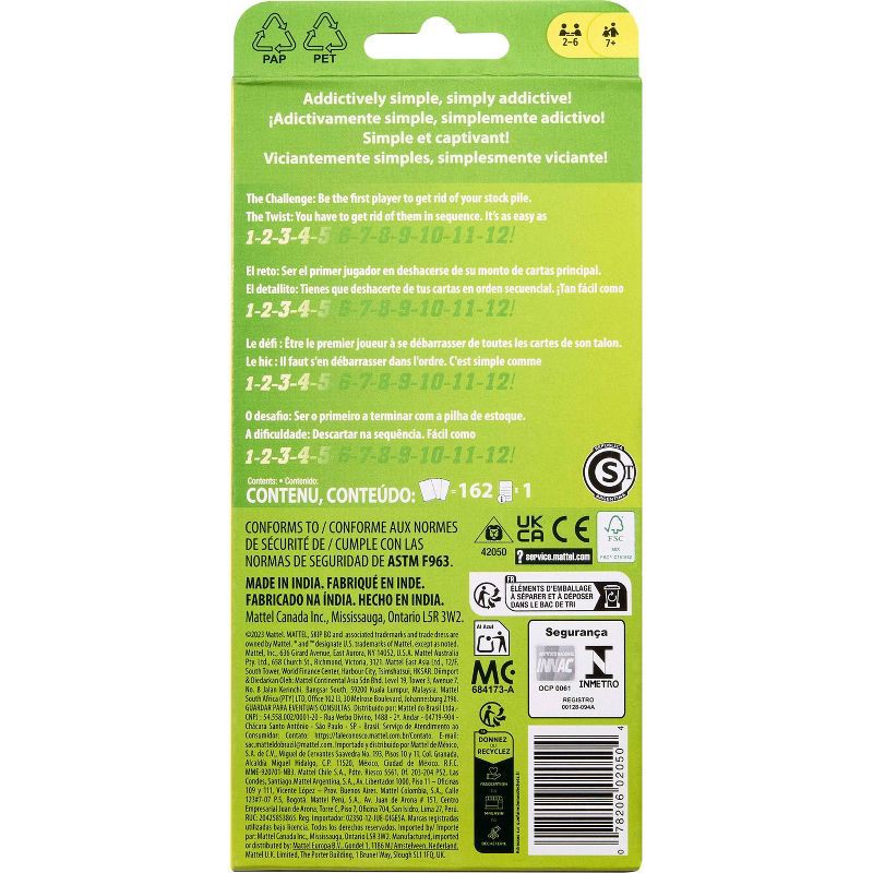 slide 6 of 6, Skip-Bo Card Game, 1 ct