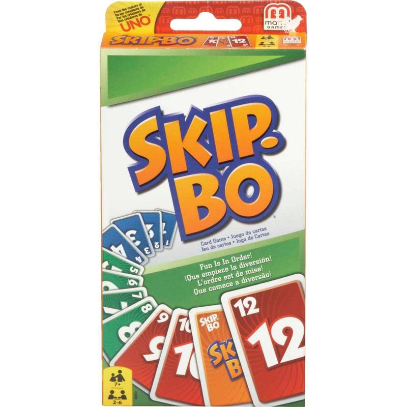 slide 1 of 6, Skip-Bo Card Game, 1 ct