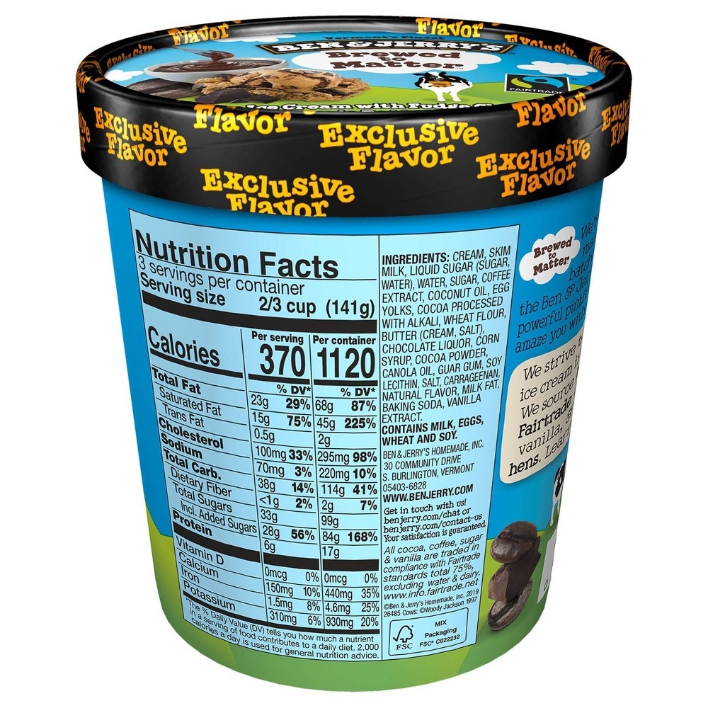 slide 3 of 14, Ben & Jerry's Brewed to Matter Ice Cream, 16 oz