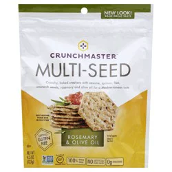 Crunchmaster Rosemary & Olive Oil Multi-Seed Crackers