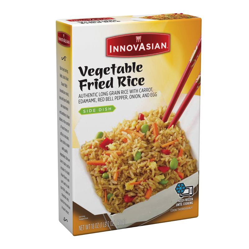 slide 2 of 11, InnovAsian Cuisine InnovAsian Frozen Vegetable Fried Rice - 18oz, 18 oz