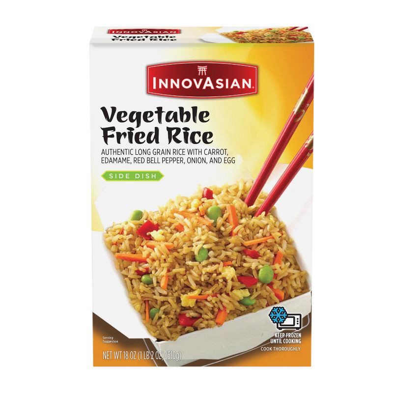 slide 1 of 11, InnovAsian Cuisine InnovAsian Frozen Vegetable Fried Rice - 18oz, 18 oz