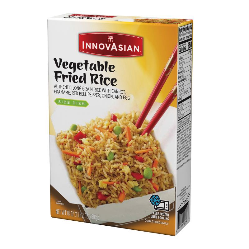 slide 7 of 11, InnovAsian Cuisine InnovAsian Frozen Vegetable Fried Rice - 18oz, 18 oz