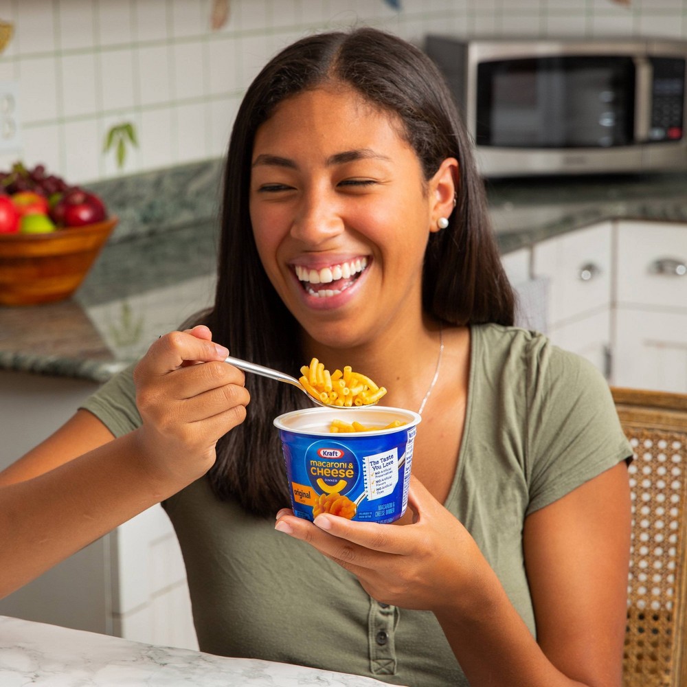 slide 12 of 19, Kraft Original Macaroni & Cheese Easy Microwavable Dinner Cups, 8 ct; 2.05 oz