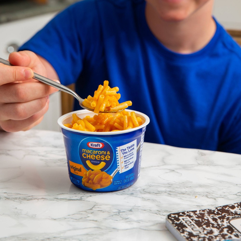 slide 18 of 19, Kraft Original Macaroni & Cheese Easy Microwavable Dinner Cups, 8 ct; 2.05 oz