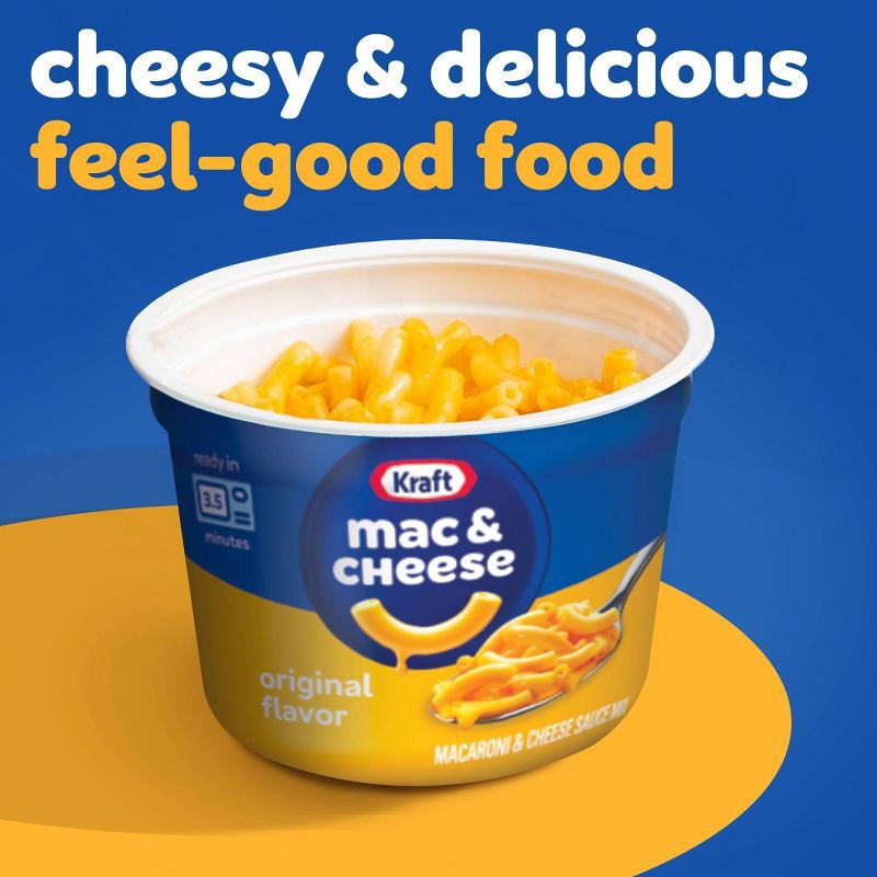 slide 9 of 19, Kraft Original Mac and Cheese Cups Easy Microwavable Dinner - 16.4oz/8ct, 16.4 oz, 8 ct