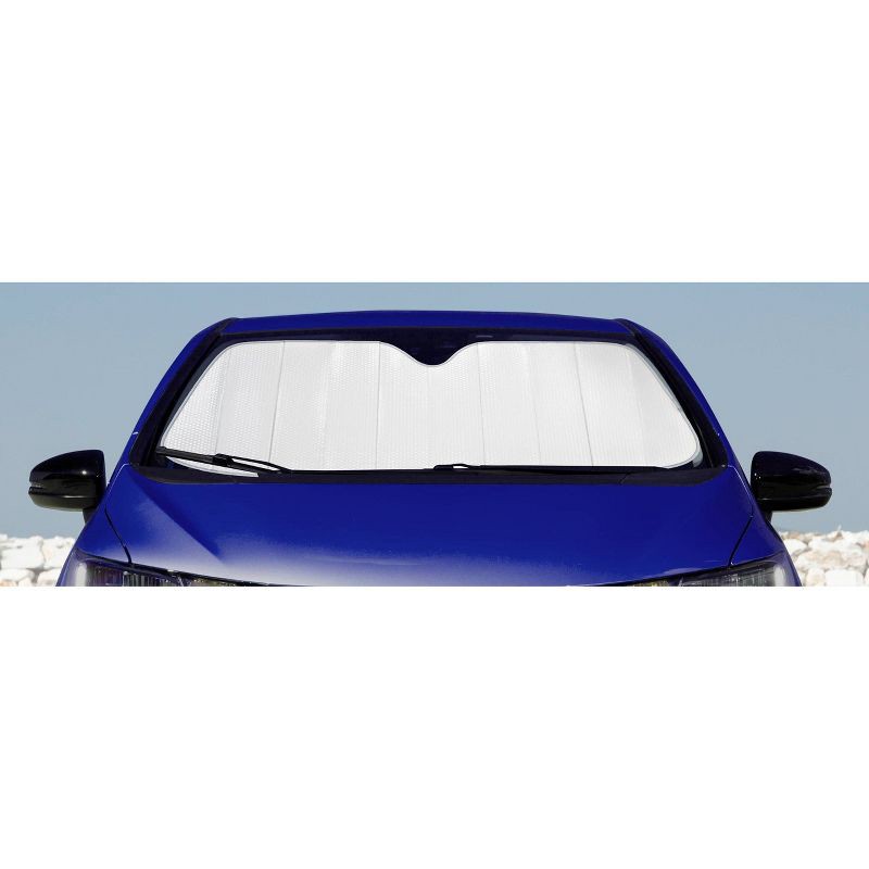 slide 3 of 5, Type S Standard Super Shade Accordion Sunshade Pearl White, 1 ct