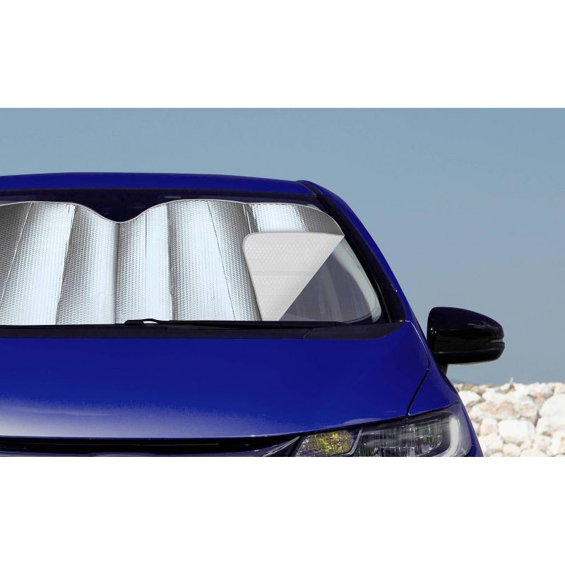 slide 5 of 5, Type S Jumbo Super Shade Accordion Sunshade Pearl White, 1 ct