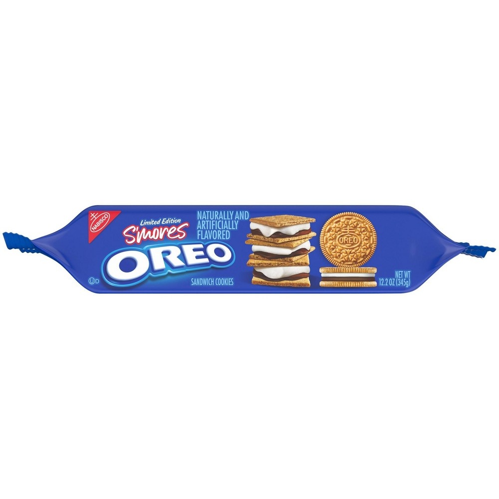 slide 5 of 7, Oreo S'mores Sandwich Cookies Family Size, 12.2 oz